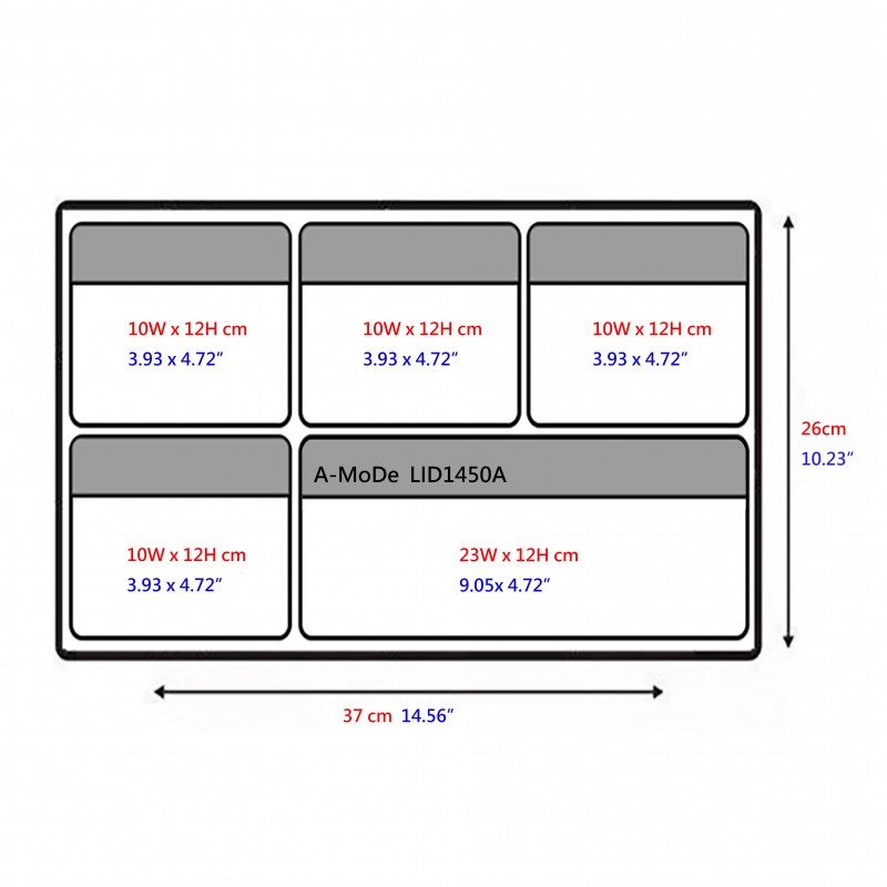 LID1450A Lid Organizer for Pelican1450 IM2200